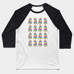 Rainbow Trees Baseball T-Shirt